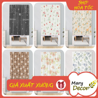 Rèm cửa đi cửa sổ phòng trọ dán tường KÈM GAI DÁN ngăn che tiện dụng không khoan đục Marydecor D2