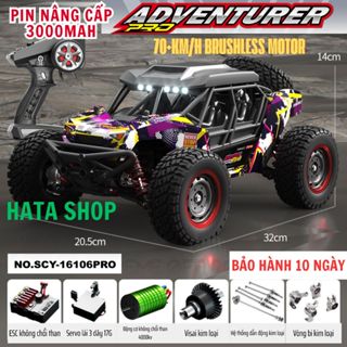 SCY-16106 Pro Adventurer Xe Đua Điều Khiển Tốc Độ Cao 70km/h Động Cơ Không Chổi Than 4000KV 1/14