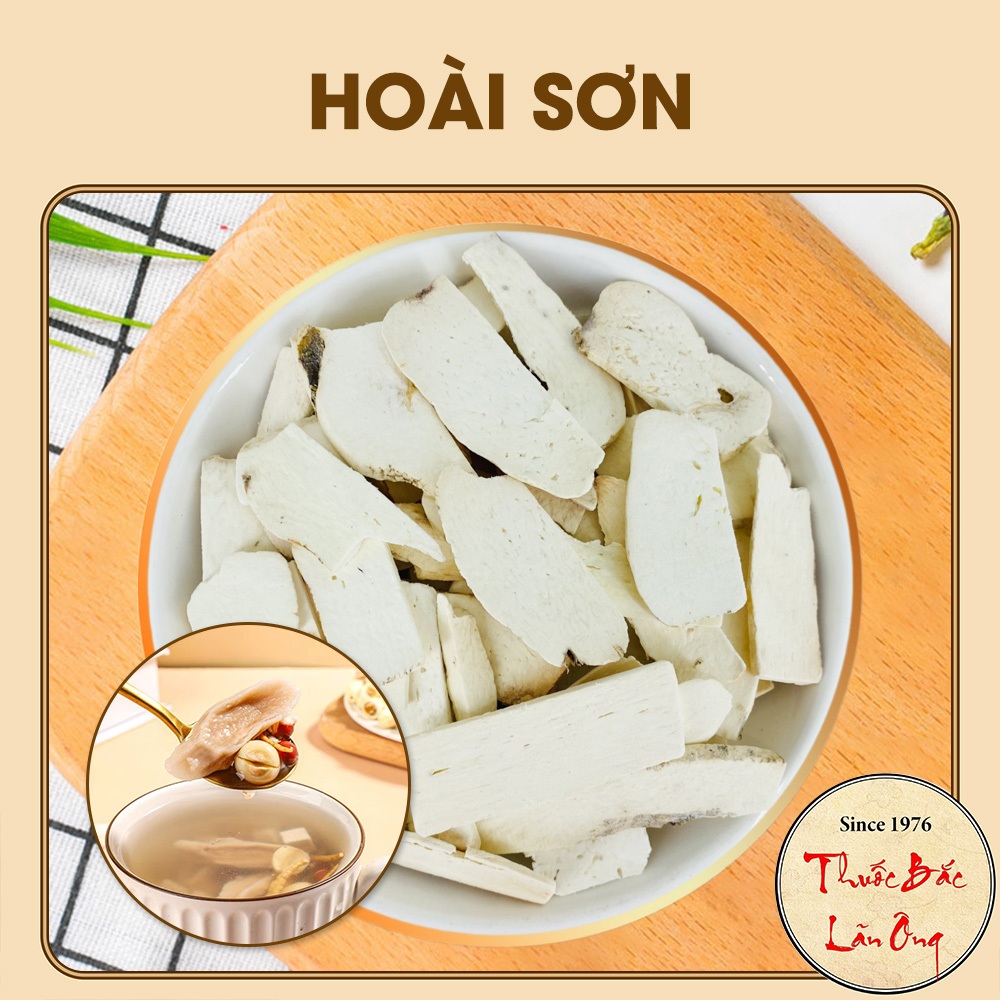 Hoài sơn khô 100g, củ mài thái lát, sạch, thơm, tiềm gà, hầm canh, nấu chè, cháo, tốt cho tiêu hóa