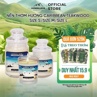 Nến thơm Himalaya hương Caribbean Teakwood size S/size M/size L