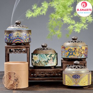 Lư Gốm Xông Trầm Hương Phong Thủy - Lư Xông Nhang Trầm Tạo Khói Đẹp Sang Trọng Đốt Trầm Thư Giãn, An Nhiên