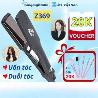 Máy là tóc, duỗi tóc thẳng chính hãng Zlife Z369, Máy tạo kiểu tóc, uốn tóc 4 mức nhiệt không ít hư tổn tóc