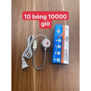 Đèn LED máy may có đế nam châm gắn máy may, đèn cần lò xo có thể điều chỉnh chiếu sáng máy may