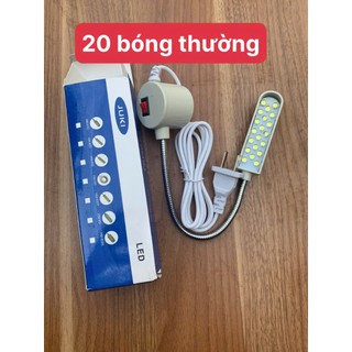 Đèn LED máy may có đế nam châm gắn máy may, đèn cần lò xo có thể điều chỉnh chiếu sáng máy may