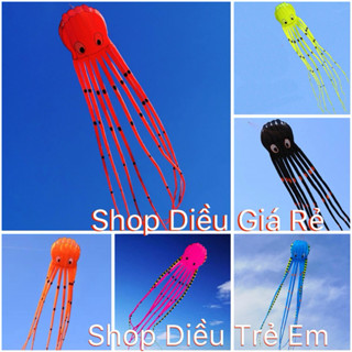 [MUA 1 TẶNG 1] Diều khí động học bạch tuột 8 mét + TẶNG túi vải đựng diều (diều 3d, diều khổng lồ, diều to, diều độc lạ)