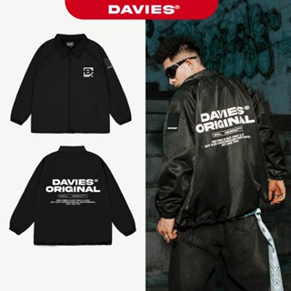 Áo khoác dù nam nữ form rộng DAVIES basic jacket local brand in hình sau lưng | D29-AK2