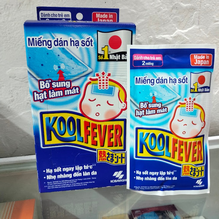 Miếng Dán Hạ Sốt Trẻ Em Koolfever Gói 2 miếng