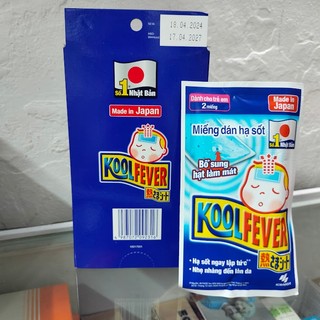 Miếng Dán Hạ Sốt Trẻ Em Koolfever Gói 2 miếng