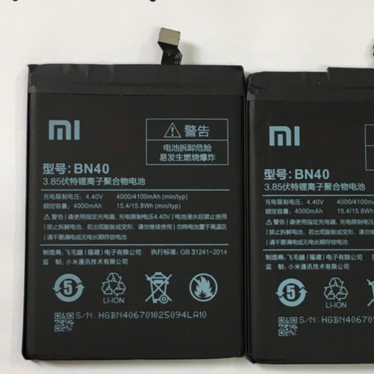 Pin Xiaomi BN40 / Redmi 4 Prime (Zin cty)