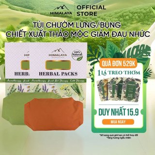 Túi chườm lưng/bụng Himalaya chiết xuất thảo mộc giảm đau nhức