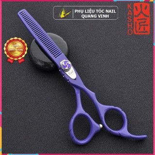 Bộ kéo cắt tóc Kasho HA 03 tím 6in (kéo tay phải)
