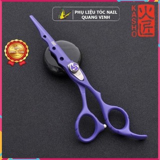 Bộ kéo cắt tóc Kasho HA 03 tím 6in (kéo tay phải)