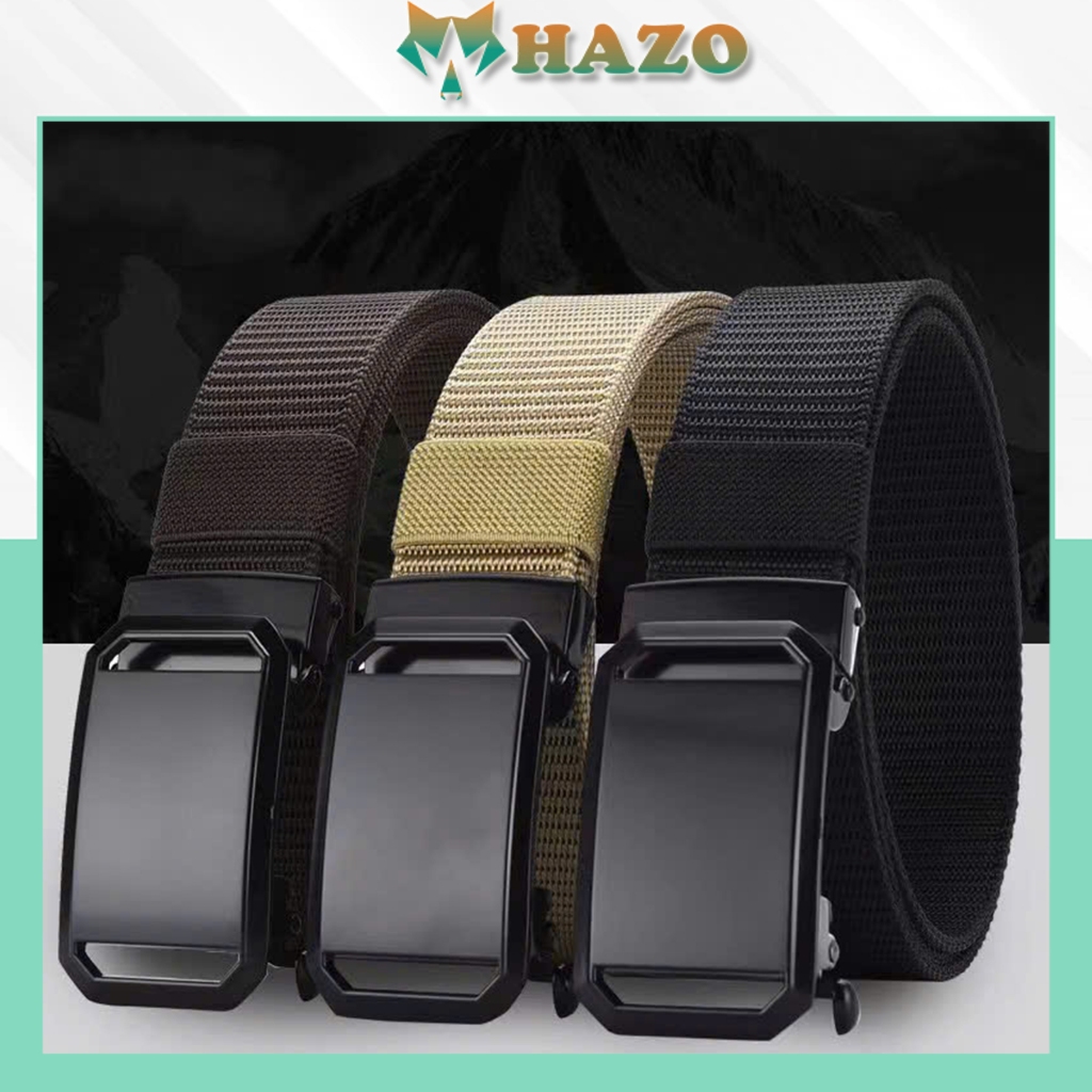 Thắt Lưng Dây Nịt Nam Vải Dù Quân Đội PK530 Khóa Tự Động Siêu Bền Thiết kế độc đáo sang trọng