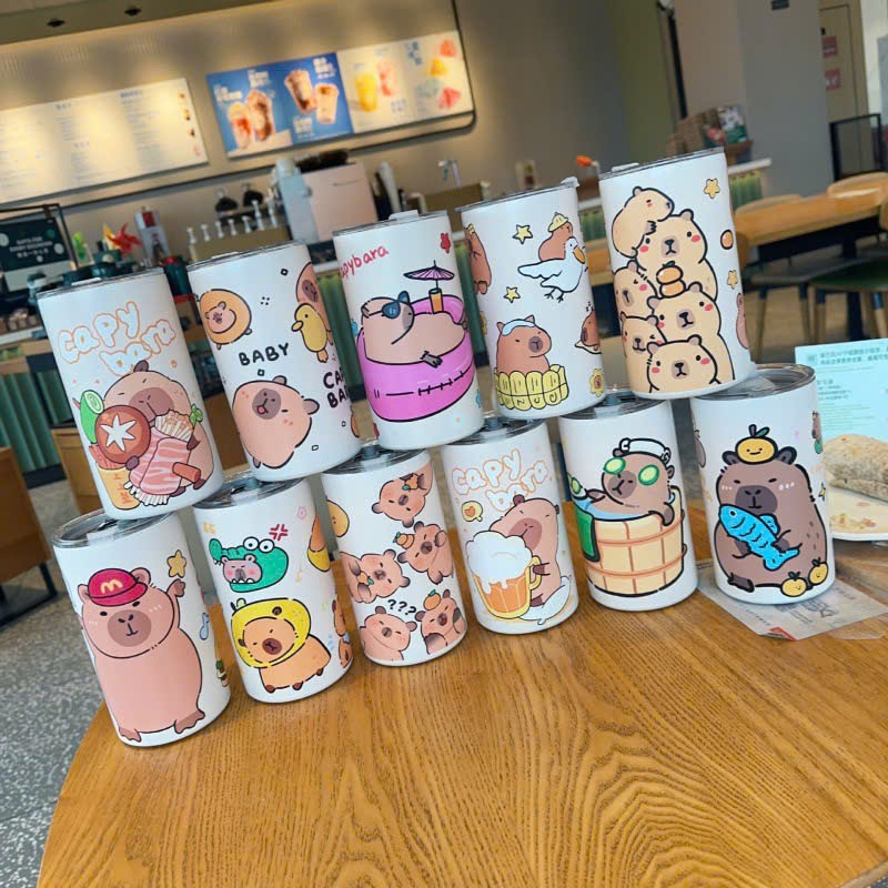 [HÀNG SẴN - GIAO NHANH 24H] Ly giữ nhiệt Capybara Melli cao cấp 600ml | BigBuy360 - bigbuy360.vn