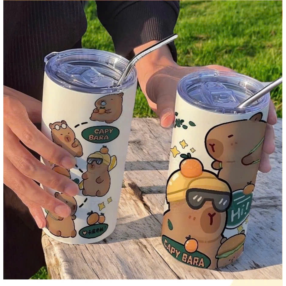 [HÀNG SẴN - GIAO NHANH 24H] Ly giữ nhiệt Capybara Melli cao cấp 600ml | BigBuy360 - bigbuy360.vn