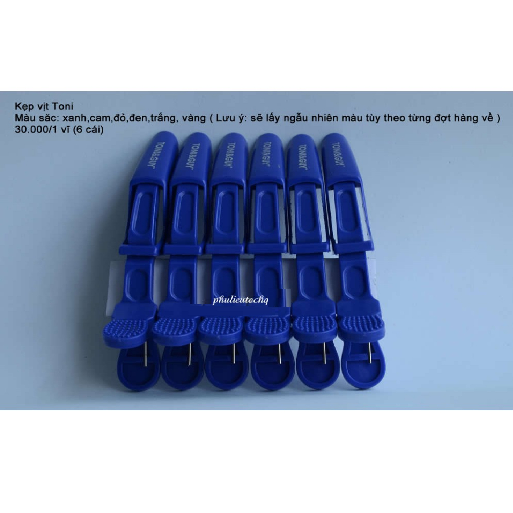 Kẹp vịt Toni vĩ 6 cây, kẹp vịt cố định tóc