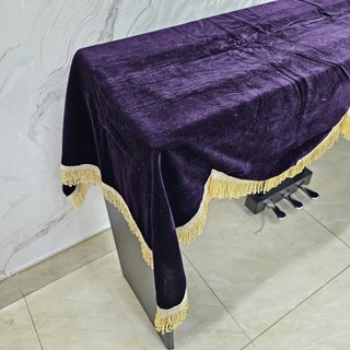 Khăn phủ đàn Piano cơ màu tím nhung