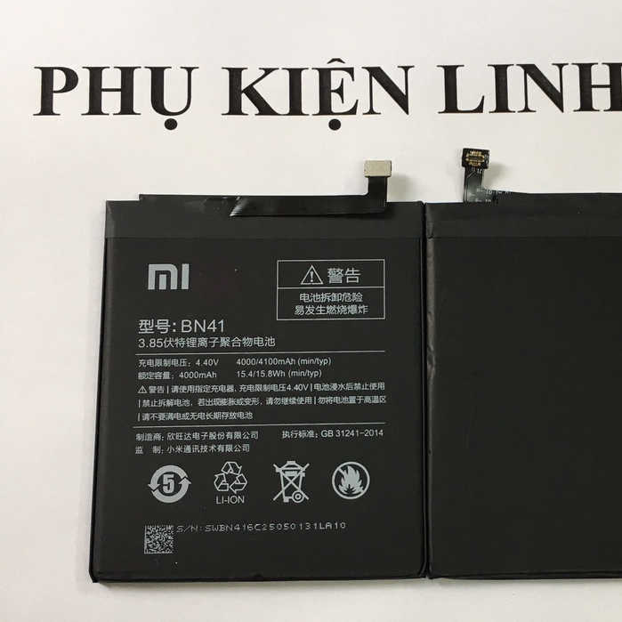 Pin Xiaomi BN41 / Redmi Note 4 / Redmi Note4