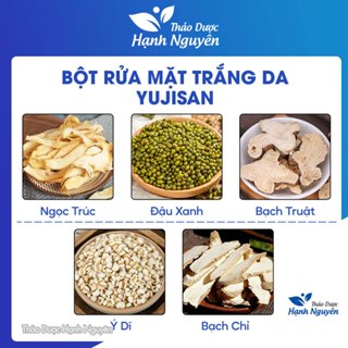 Bột rửa mặt, đắp mặt trắng da 100g (Công thức cổ, ngọc trúc, y dĩ, bạch chỉ, bạch truật, đậu xanh)