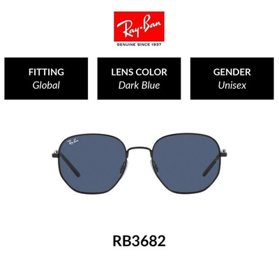 Mắt kính RAYBAN RB3682 002/80 Sunglasses - Kính mát