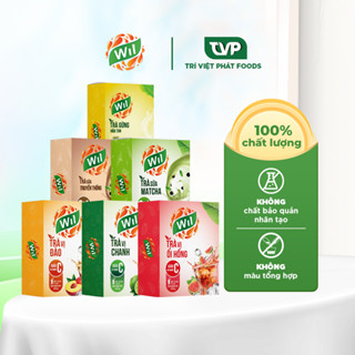 Bột Trà Hòa Tan Pha Trà Trái Cây, Vị Ổi Hồng, Bí Đao Hạt Chia, Mãng Cầu, Dâu Berry,Pha Sẵn Tiện Lợi