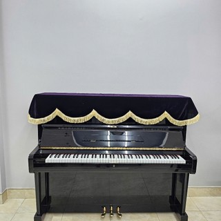 Khăn phủ đàn Piano cơ màu tím nhung