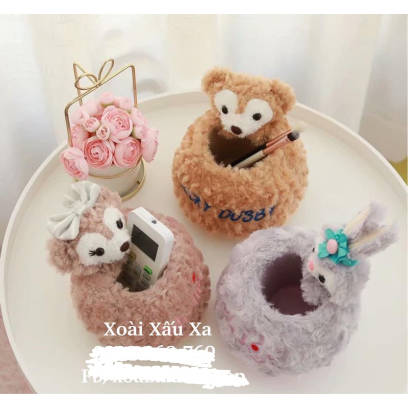 ỐNG CẮM GẤU BÔNG DUFFY BEAR& FRIENDS  ( 1 cái) -18*15cm