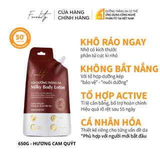  Sữa dưỡng trắng da Milky Body Lotion Freshity 650g 