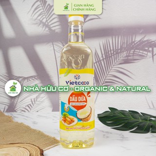 Chai 1 lít - DẦU ĂN Vietcoco - Dầu dừa Vietcoco COOKING OIL - Nhà hữu cơ