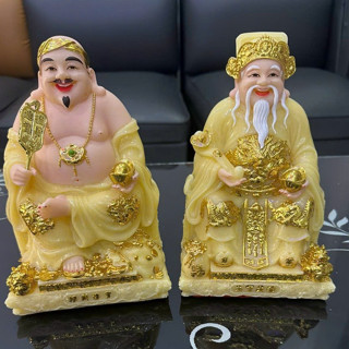  Bộ Tượng Thần Tài Thổ Địa Đá Nhiều Màu Phong Thuỷ Tài Lộc - Đồ Thờ Vạn Phúc 