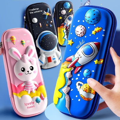 Hộp Đựng Bút Họa Tiết In Nổi 3D Hình Sinh Động, Chống Thấm Nước BEE GEE 7006