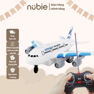 Nubie Đồ Chơi Mô Hình Máy Bay Điều Khiển Từ Xa Chạy Dưới Đất Có Đèn Và Nhạc Cho Bé, Trực Thăng Điều Khiển Mini