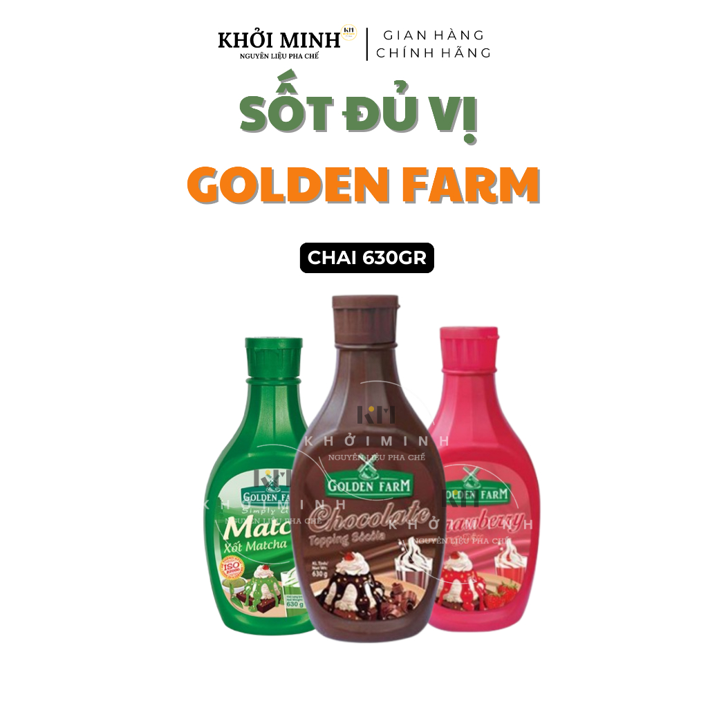 Sốt Golden Farm 630gr (Các Vị)