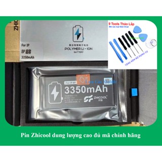 [RẺ VÔ ĐỊCH] Pin Zhicool dung lượng cao đủ mã từ 5SE đến 14 Promax chính hãng - Tặng bộ dụng cụ tháo