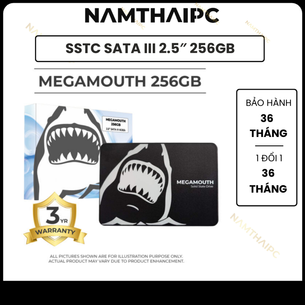 SSD SSTC 2.5 Sata 3 M110 256GB, NEW 1 ĐỔI 1 36 THÁNG