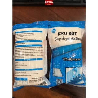 Keo bột dán giấy dán tường, dán tranh canvat