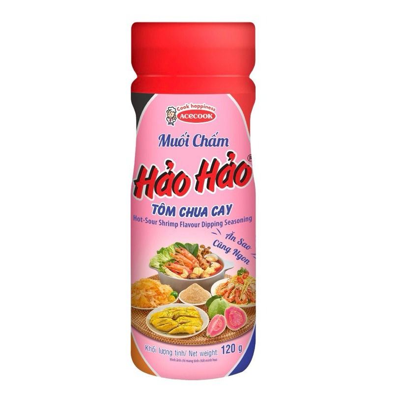 MUỐI CHẤM HẢO HẢO TÔM CHUA CAY 120G