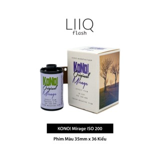Phim KONO! Mirage ISO 200, Màu Color, 135/35mm x 36 Kiểu, Out Date Nhẹ Cho Máy Chụp Ảnh Film - LIIQ Flash