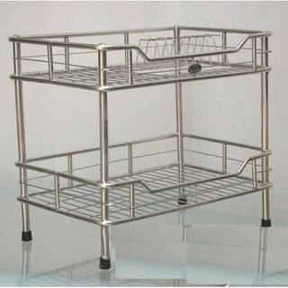 Kệ đứng inox 2 tầng (304) LK 031