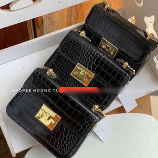 Túi Chữ C da rắn size 18 chất đẹp(ảnh thật)