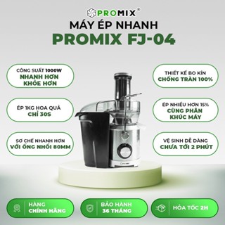 Máy ép trái cây, máy ép nhanh Promix FJ-04 + FJ 01 - Công suất 1000W- Bảo hành 3 năm