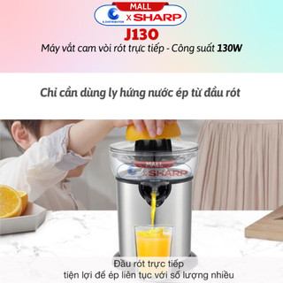 [HỎA TỐC] Máy vắt cam Sharp EJ-J130-ST - Hàng chính hãng