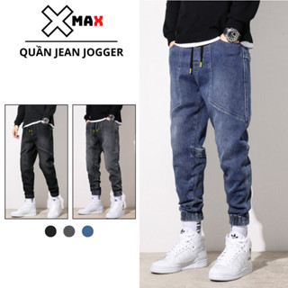 Quần jean jogger nam co giãn 4 chiều bo gấu phá cách cực đẹpQuần bò nam cạp chun hàn quốc Xmax B052