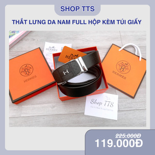 Thắt Lưng Da Nam Chữ H Full Hộp, Kèm Túi Giấy Cao Cấp