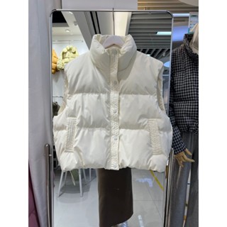  Áo Gile Phao Nữ Dáng Ngắn có dây rút vải da mềm dày dặn hàng Việt Nam 