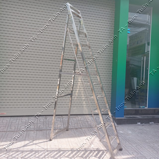 Thang inox chữ A - Thang Inox chữ A gấp gọn các loại