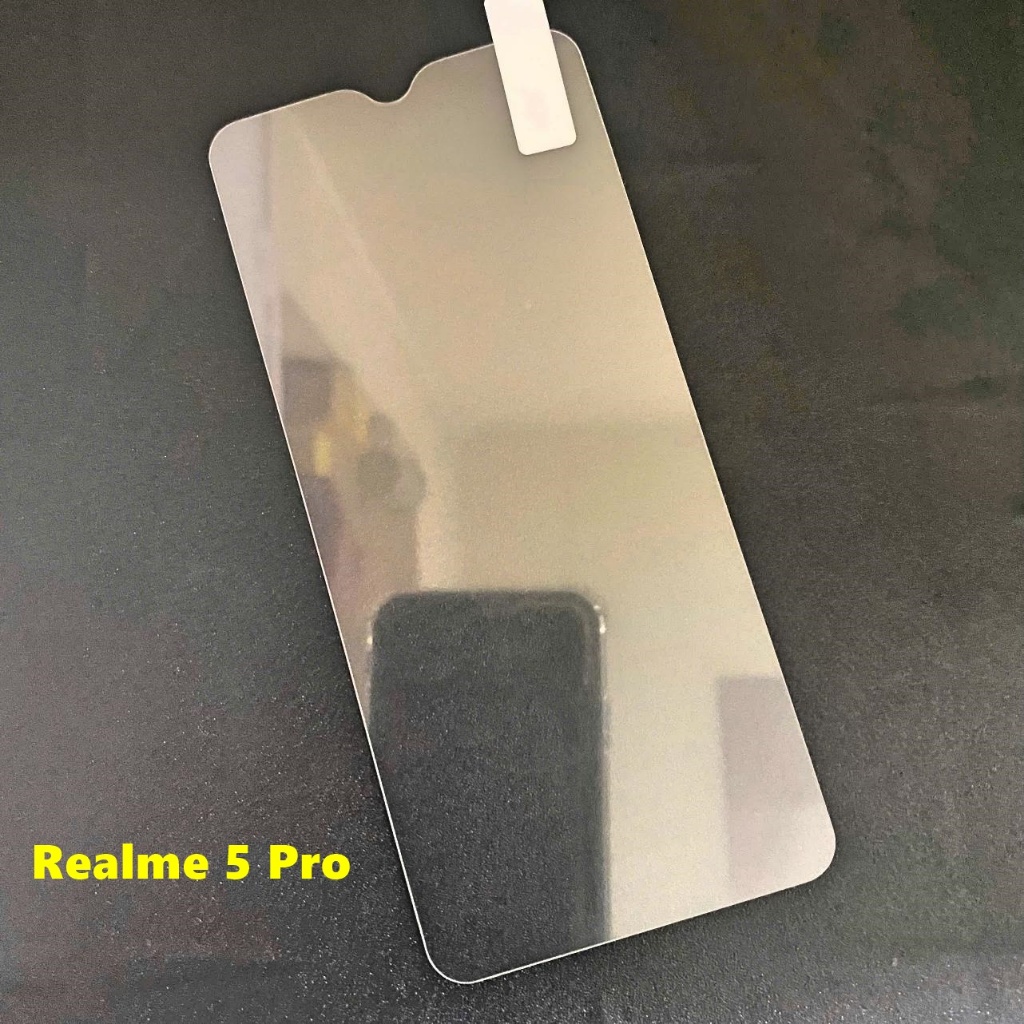 Dán cường lực chống trầy Realme 5 Pro Không Full Màn Hình