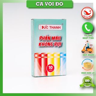 (cókhắctên) phấn Đức Thanh siêu rẻ / Phấn viết bảng đen / phấn không bụi (phấn trắng/ phấn màu/ phấn mỹ thuật )