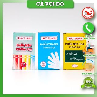 (cókhắctên) phấn Đức Thanh siêu rẻ / Phấn viết bảng đen / phấn không bụi (phấn trắng/ phấn màu/ phấn mỹ thuật )