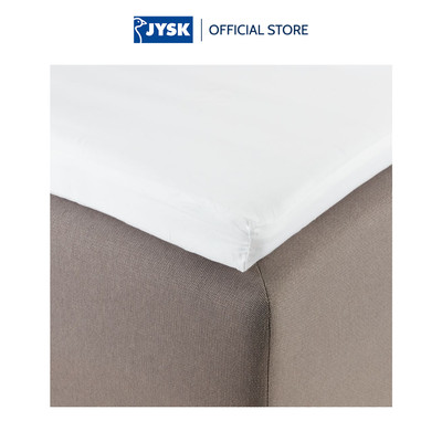 Ga chun cotton sateen | JYSK Elin | trắng/xám | nhiều kích thước